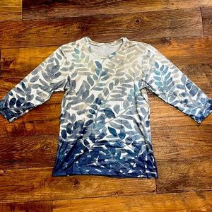 Women Long Sleeve Fall Floral Top